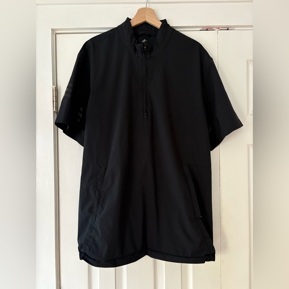 Adidas Golf Black Short Sleeve Provisional‎ Rain Shirt Size XL